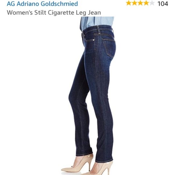 Ag Adriano Goldschmied Denim - AG “the Stilt” Dark Wash Cigarette Leg Jeans